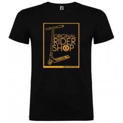 Camiseta negra ScooterXtreme - Rider Logo