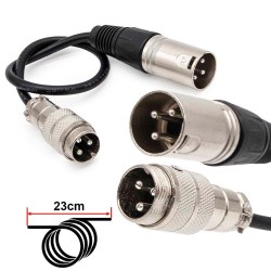 Cable conversor GX16 a XLR